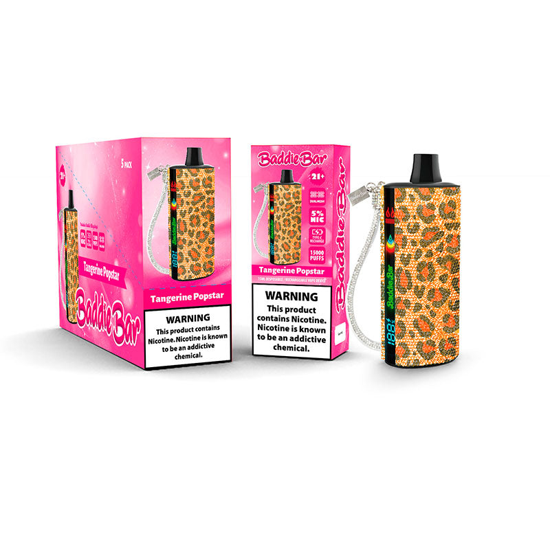 Vaperu Vape Baddie Bar 15000 Puffs Tangerine Popstar