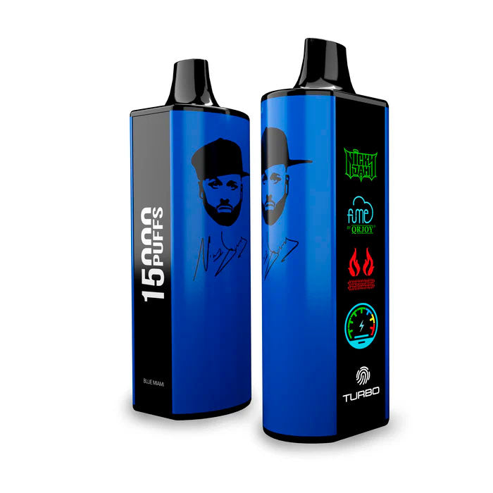 Vaperu Fume Nicky Jam Vape 15000 Puffs Blue MIami