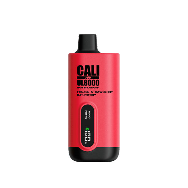 Vaperu Vape Cali UL8000 Puffs Frozen Strawberry Raspberry