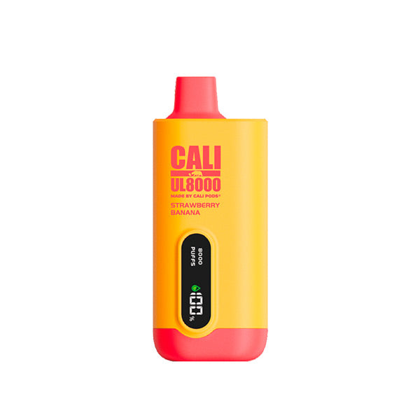 Vaperu Vape Cali UL8000 Puffs Strawberry Banana